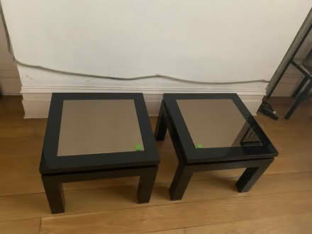 Photo of free 2x Black lacquered coffee table (Elizabeth Gate TW8) #1