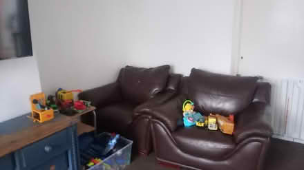 Photo of free 2seater leather couch and 2 chairs (Bolton BL1) #1