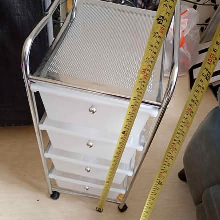 Photo of free Metal and plastic storage trolley (Addiscombe CR0) #1