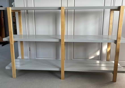Photo of free Shelf unit (metal and wood) (Richmond/Barnes SW13) #1