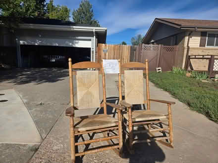 Photo of free Patio rocking chairs (West side) #1