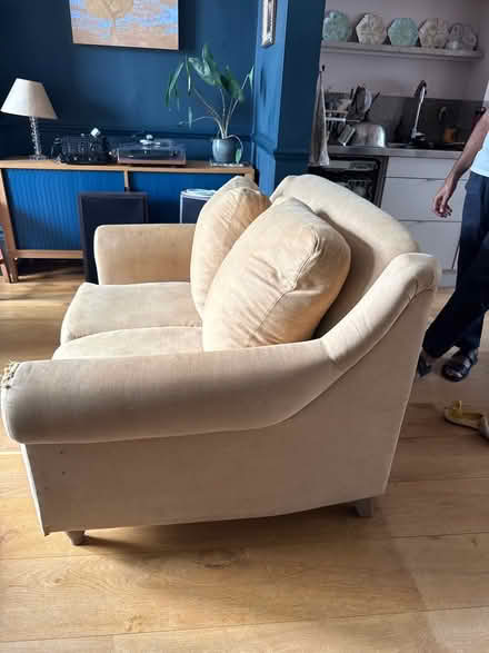 Photo of free Small Mustard Yellow Loaf Sofa (Upper Holloway N19) #3