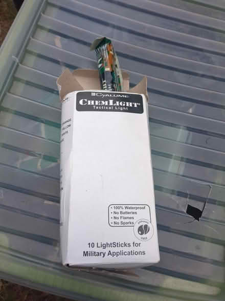 Photo of free Chemlight lights (Farnborough GU14) #1