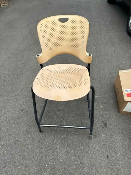 Photo of free Stacking Chairs and Stool (88th & Devonshire/Welby/York) #2