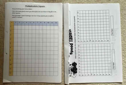 Photo of free Practice time table sheets cleanx29 (City College area NR1) #1