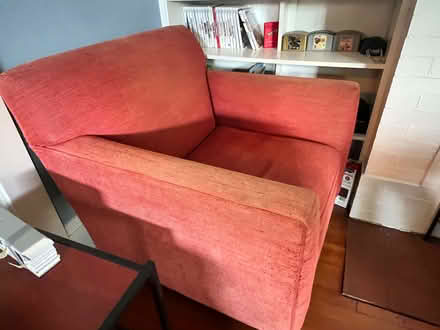 Photo of free Coral Red Arm Chair (Oakland) #3