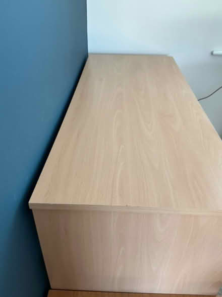 Photo of free Desk Table on Castors W120cm x D50cm x H76cm (Meppershall SG17) #2