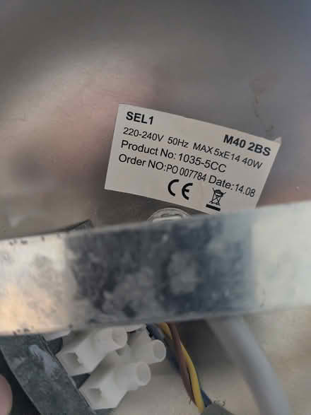 Photo of free Ceiling Light Fitting (Bishopbriggs G64) #2
