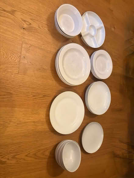 Photo of free Mixed used plates and bowls (Clapham South SW12) #1