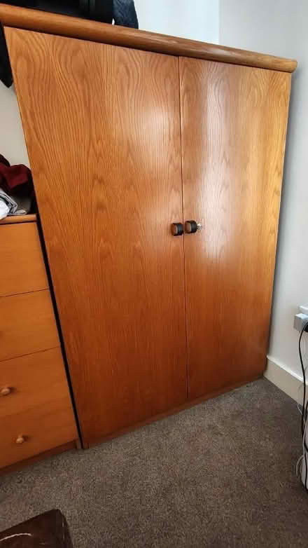 Photo of free Large wooden cabinet (Paddock Wood TN12) #1