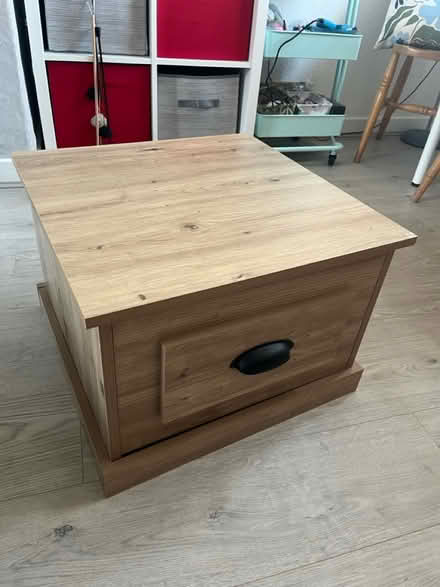 Photo of free Square coffee table with a drawer (Farsley LS28) #1