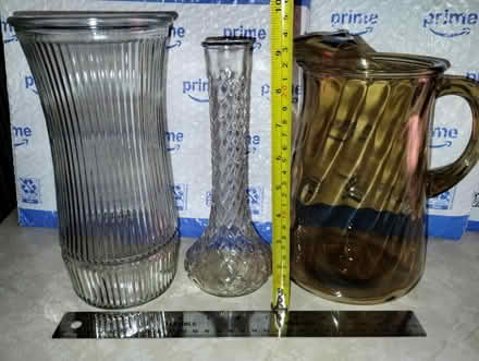 Photo of free Glass vases and pitcher (Newark) #2