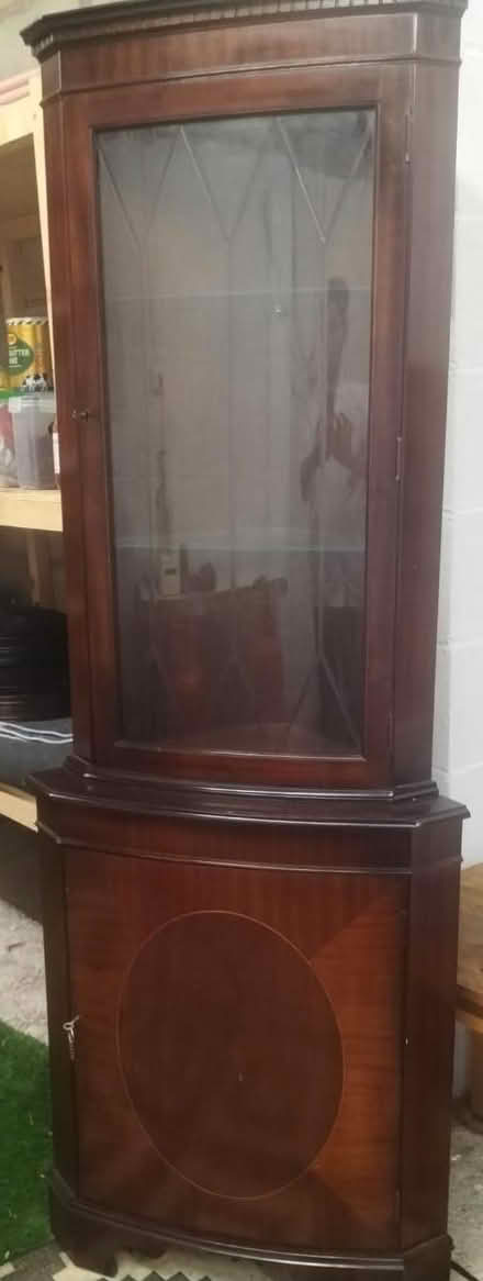 Photo of free Sofa, wooden corner self , mirror (Bottle L30) #2