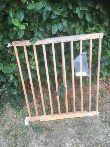 Photo of free Wooden stair gate (ME17 Boughton Monchelsea) #1