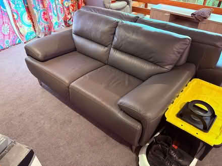 Photo of free Two Free Black upholstery Sofa's (Te Puke, Number 1 Road, BOP) #2