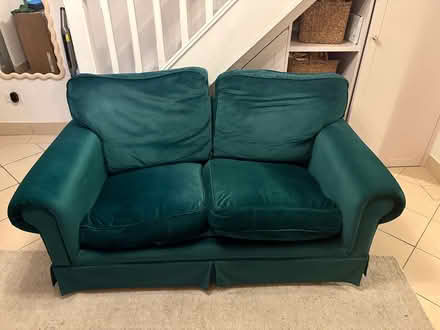 Photo of free Two seater green sofa (Harold’s cross) #1