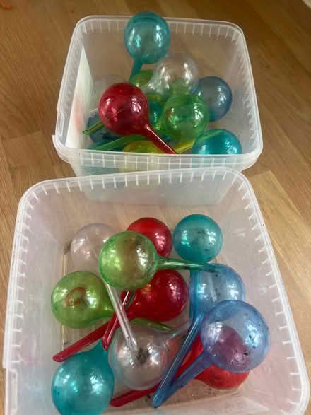 Photo of free Plastic plants watering globes (borehamwood wd6) #1