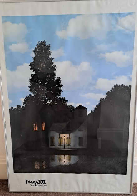Photo of free 3 lg framed posters, 1 painting (Harden Moor BD21) #2
