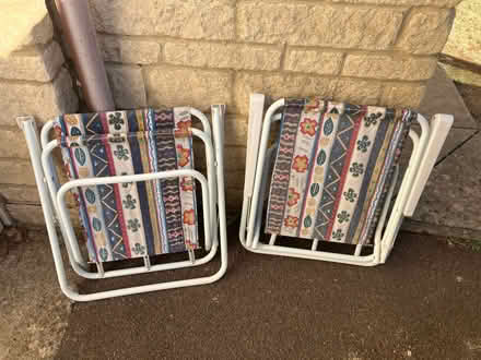 Photo of free Two folding garden chairs (Bussage GL6) #3