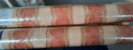 Photo of free 3 x unopened wall paper and part roll (Woodley RG6) #1