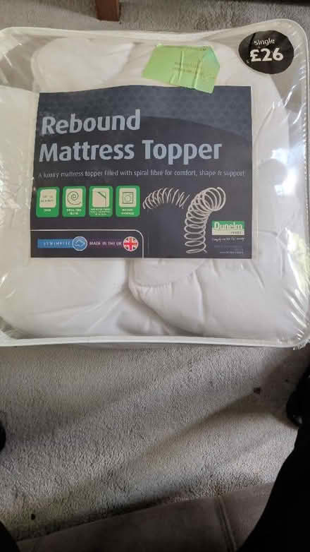 Photo of free Single mattress topper (Shepherds Bush W12) #1