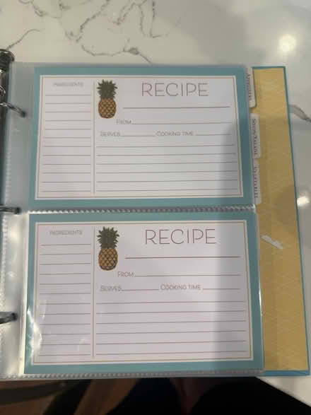Photo of free Recipe binder (19803) #2