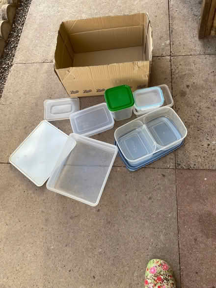 Photo of free Plastic containers with lids. (Priorslee TF2) #1