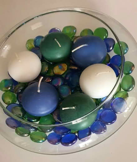 Photo of free glass bowl with floating candles (Bolton le Sands, LA5) #1