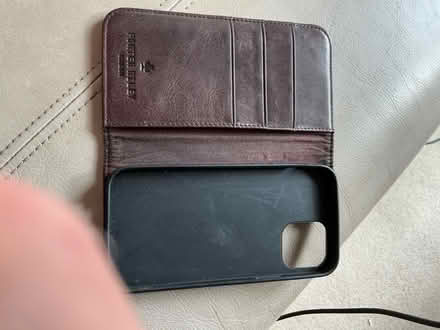 Photo of free iPhone 12 leather case (Lower Earley RG6) #2