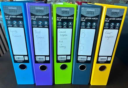 Photo of free Lever arch files and ring hole folders (Monks Orchard CR0) #1