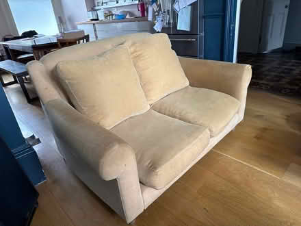 Photo of free Small Mustard Yellow Loaf Sofa (Upper Holloway N19) #4