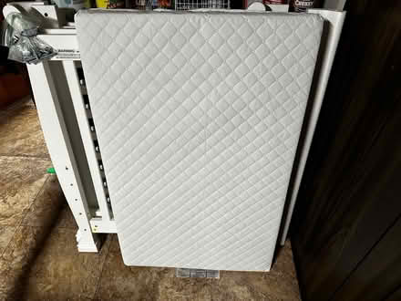 Photo of free Mini crib and mattress (Livonia) #1
