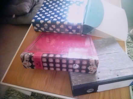 Photo of free 4 x Large lever arch files (Galleywood CM2) #1