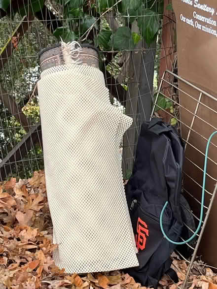 Photo of free Wicker patio table worn (133 Martens Blvd, San Rafael) #2
