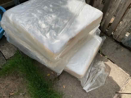 Photo of free 4 sofa / upholstery cushion (Cherry Orchard SY2) #1