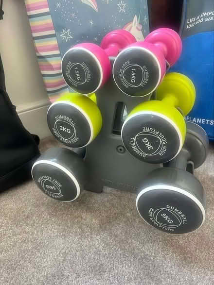 Photo of Dumbbells 2, 3, 4, 5, 6, 7, 8, or 10kg - lordswood (Lords Wood ME5) #1