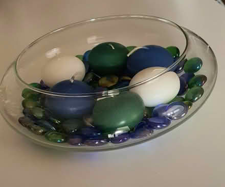 Photo of free glass bowl with floating candles (Bolton le Sands, LA5) #2