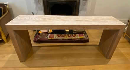 Photo of free Console table oak wood. (Elizabeth Gate TW8) #4