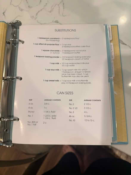 Photo of free Recipe binder (19803) #3