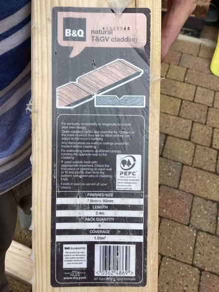 Photo of free Tongue and groove wood cladding (LE2 Aylestone Leicester) #1