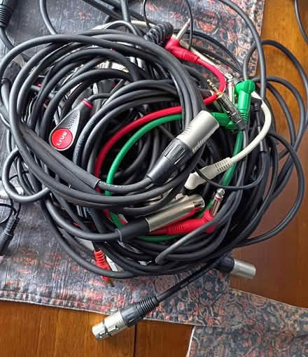 Photo of free huge variety of audio cables (Chicago, IL 60613) #1