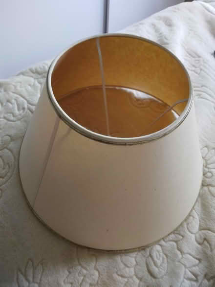 Photo of free 18" beige lampshade (Wickford SS12) #1