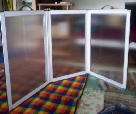 Photo of free folding bath screen 150cm wide (Bronllys LD3) #1