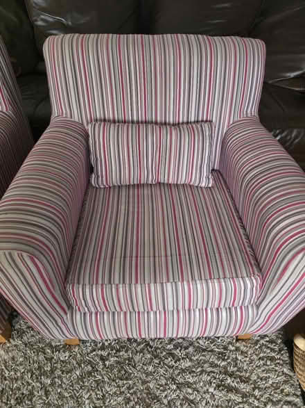 Photo of free Next striped armchair (Marshside southport PR9) #1