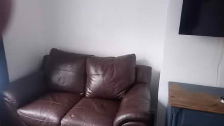 Photo of free 2seater leather couch and 2 chairs (Bolton BL1) #2