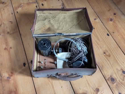 Photo of free Antique radio set in small suitcase, perhaps home made? (Hartington Road BN2) #1