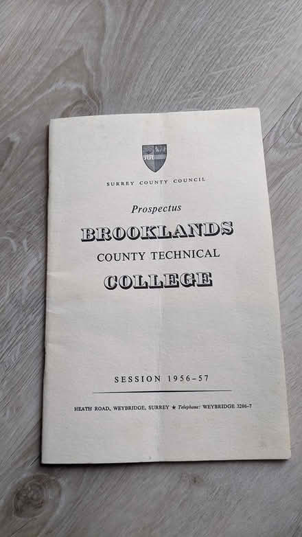 Photo of free Vintage Brooklands brochure (west side of Horsham RH12) #2