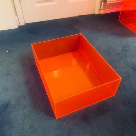 Photo of free Orange Perspex boxes (Little Sandhurst GU47) #1