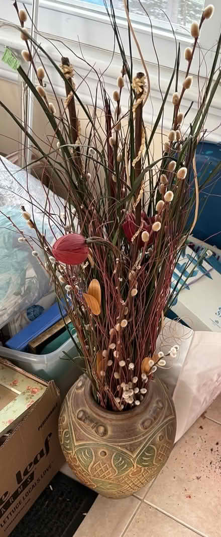 Photo of free Dried flowers tall vase (Belmont) #1