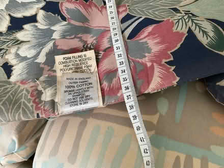 Photo of free Cotton covered seat cushions x4 (Broxbourne EN10) #2